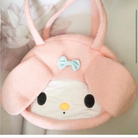 Melody bag shoulder handbag plush pink womens fuzzy cartoon - Picture 2 of 6